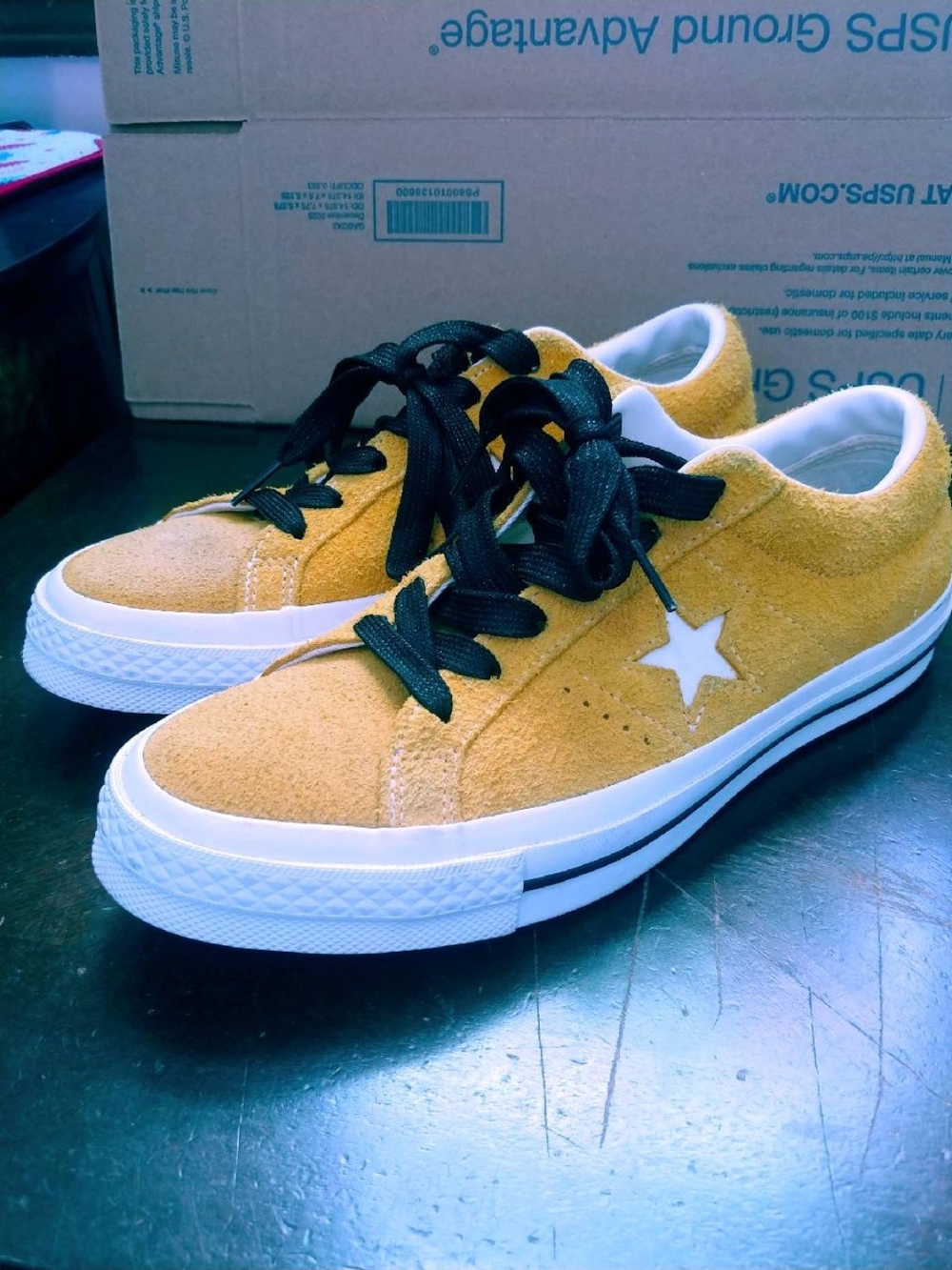 Converse One Star Ox Yellow Suede women's 8.5 mens 6.5